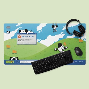 Doug.exe Desk Mat – Cozy Windows Xp-inspired Desktop Pad | Cute Chaos ...