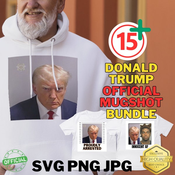 Trump Mugshot Hoodie Etsy