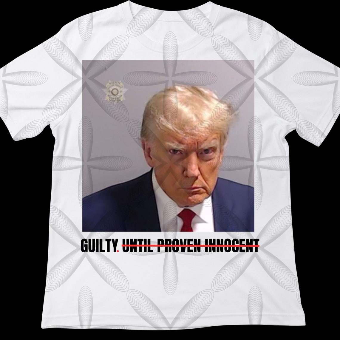 Donald Trump Official Mugshot SVG JPG PNG Files Tshirts Rolling Trays