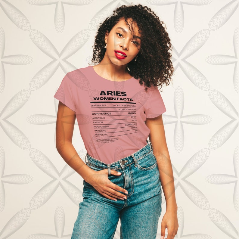 12 Zodiac Sign Women Nutrition Facts Bundle SVG JPG PNG Files Tshirts