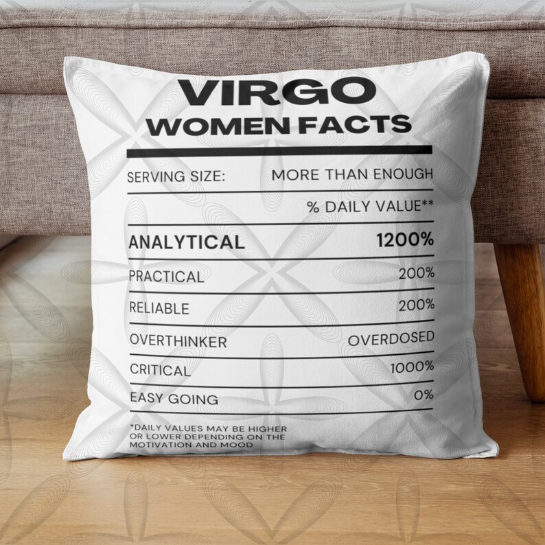 12 Zodiac Sign Women Nutrition Facts Bundle SVG JPG PNG Files Tshirts