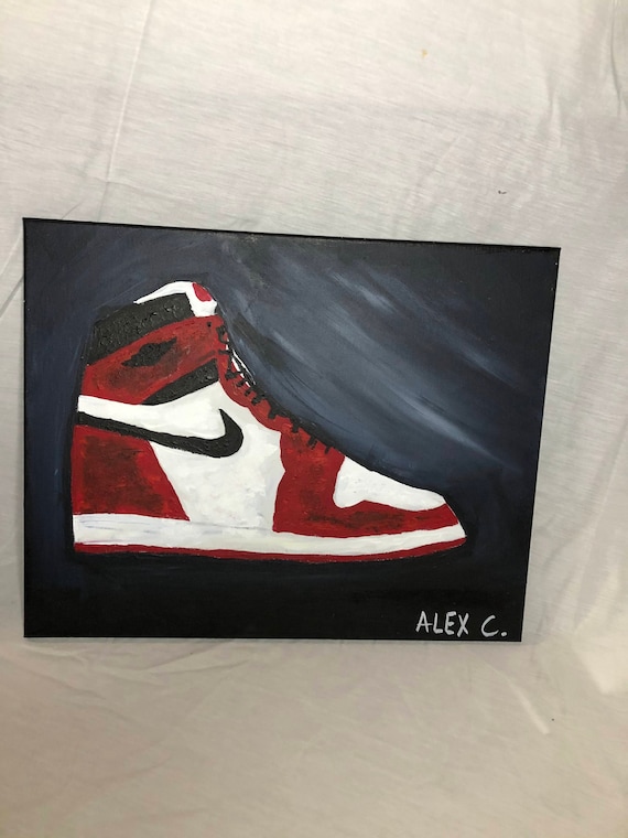 Red Jordan Painting Israel