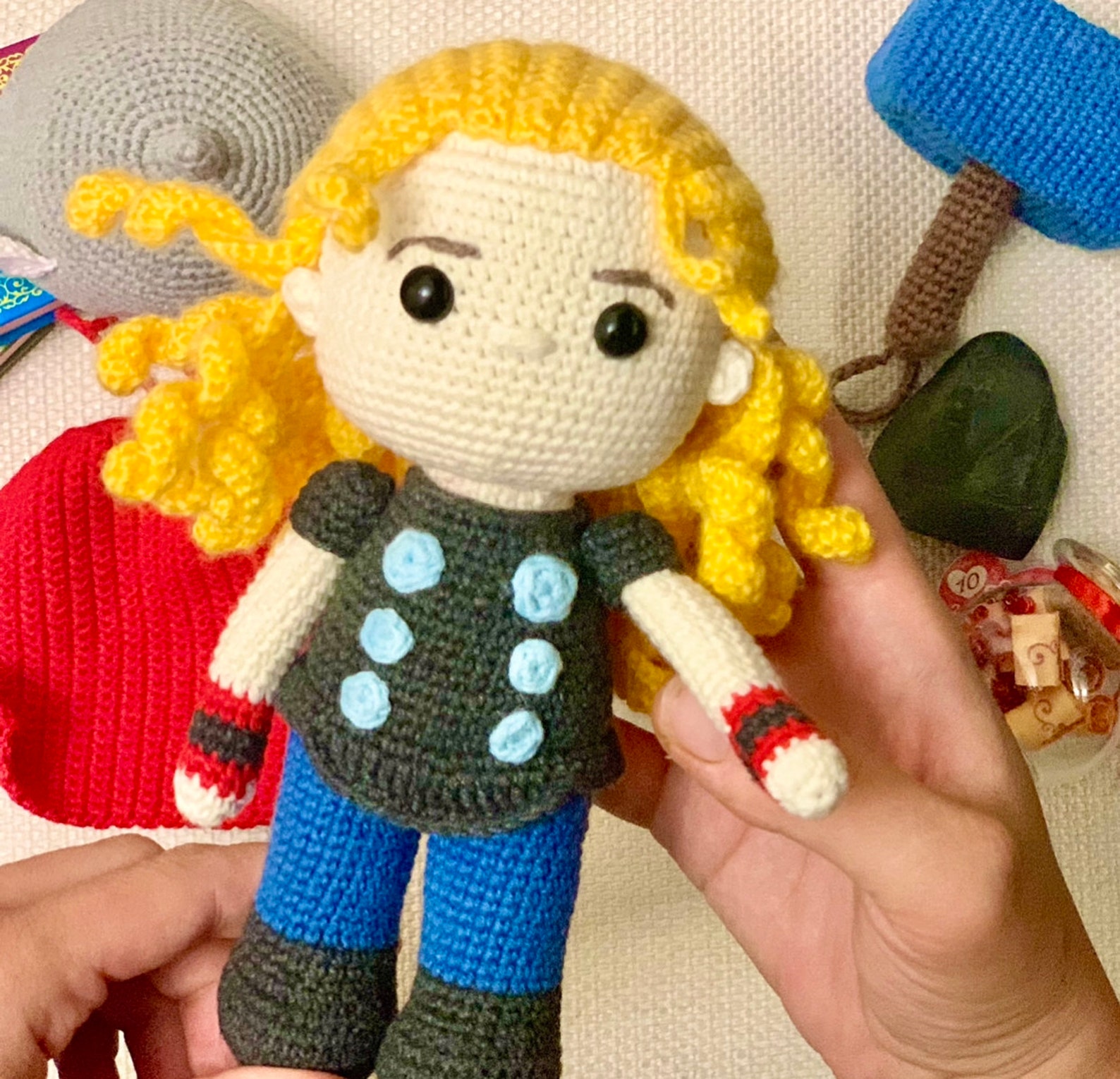 Crochet Pattern: Thor Fan Art Crochet Pattern Thor Amigurumi - Etsy