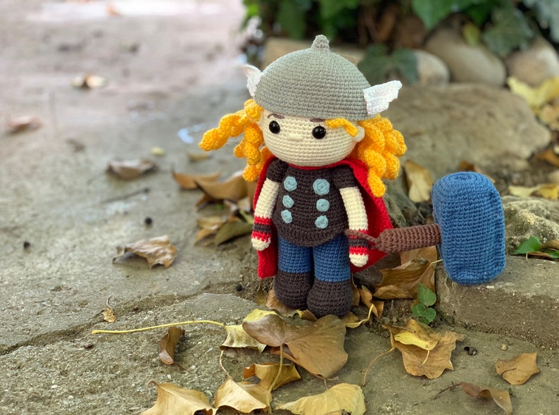 Crochet Pattern: Thor Fan Art Crochet Pattern Thor Amigurumi - Etsy