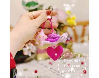 Crochet Turtle in Love Pattern: Valentine Amigurumi (PDF Pattern)