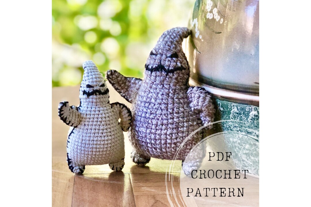 Crochet Pattern Fan Art Oogie Boogie Crochet Pattern, Boogeyman