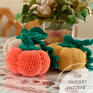 Virkat pumpamönster: Syfri amigurumi höstdekoration (PDF-mönster)