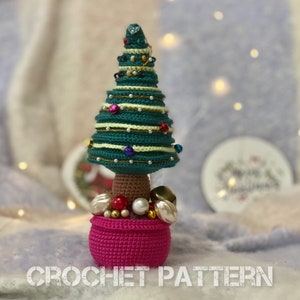 Kleiner Weihnachtsbaum Amigurumi Häkelanleitung (PDF-Muster)