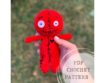 Padrão de Boneco Voodoo de Crochê: Amigurumi de Halloween (Padrão em PDF)