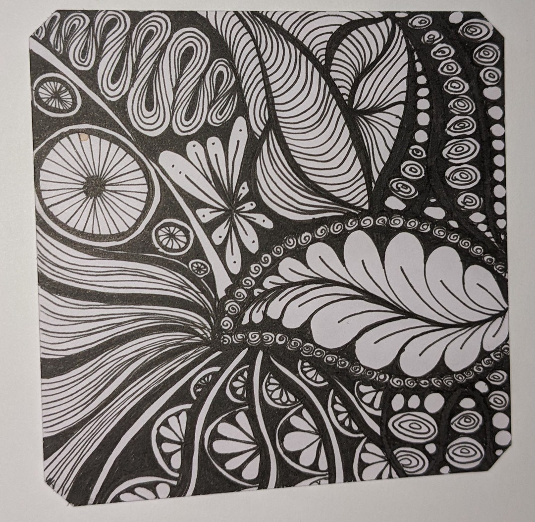 ゼンタングルアート zentanglepatterns #zentangle #ゼンタングル #ゼンタングル