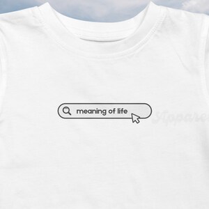 baby tee slogan women baby tee meaning of life baby tee gift for her baby tee funny daily wear baby tee