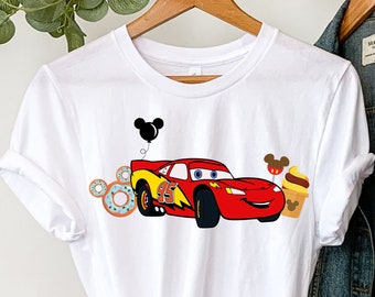 Disney Cars Shirt, McQueen Shirt, Disney Snack T-shirt, Disney Group Matching, Lightning McQueen, Disneyland Trip, Disney Toodler, Youth Tee