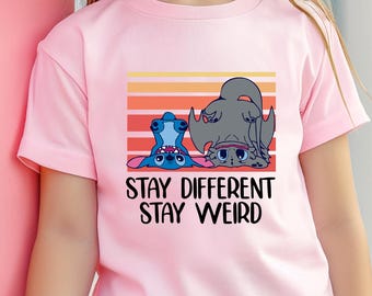 Stitch And Toothless Shirt, Disney How to Train Your Dragon Shirt, Dragon Toothless Shirt, Stitch Stay Weird Shirt, Funny Stitch Disney Tee
