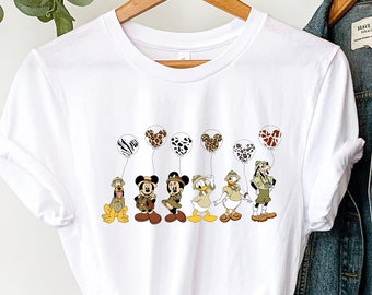 Animal Kingdom Safari Shirts, Disney Animal Kingdom Family Matching Shirts, Disney Safari Shirts, Mickey and Friends Safari Shirts