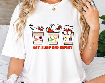Camiseta Kawaii Kitty, Camiseta Hello Cat, Camiseta Super Kitties, Camiseta Cinnamoroll, Camiseta My Melody, Camiseta Kitty Girls, Camiseta inspirada en Y2K, Kuromi