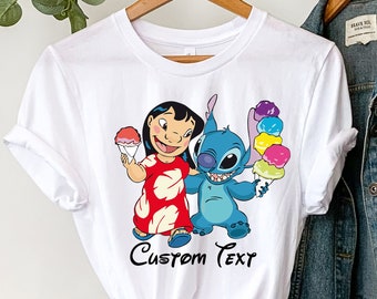 Lilo and Stitch Ice Cream Disney Shirt, Ohana Shirt, I am Going To Disney Shirt, Disneyland Trip Shirt, Disney Snack Family Shirts