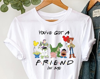 Je hebt een vriend in mij shirt, Disney Toy Story shirt, Buzz Lightyear shirt, Woody shirt, tot in het oneindige, Disneyworld, Mickey Ear Balloon