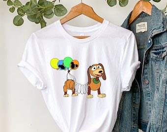 Slinky Dog Toy Story Shirt, Toy Story Character Shirt, Toy Story Custom Shirt, Disney Family Matching Shirt, Disneyworld, Mickey Ear Balloon