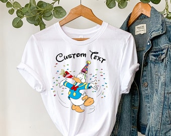 Disney Characters Birthday Shirt, Donald Duck Birthday Shirt, Custom Birthday Tshirt, Birthday Family Matching Shirt, Birthday Toddler Shirt