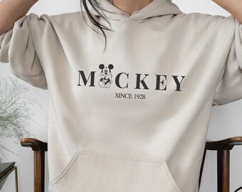 Sudadera Mickey &Co, Sudadera Disney, Sudadera Disney Unisex, Sudadera Crewneck, Sudadera minimalista, Sudadera de vacaciones de Disney