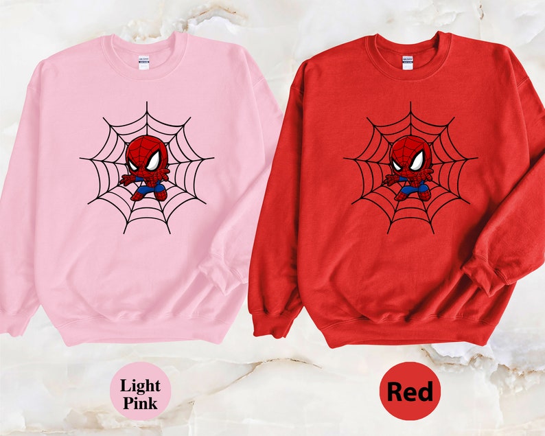Spiderman Sweatshirt Disney Family Spiderman Shirt Marvel - Etsy