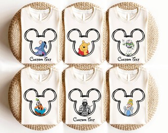Custom Disney Matching Shirts, Walt Disney World Family Trip Shirt, Sketch Mickey Ears Shirt, Disney Crew Shirts, WDW Vacation Shirt