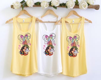 Camiseta sin mangas Disney Princess Moana, camiseta sin mangas para mujer de Disneyland, camiseta sin mangas Moana, camisa Moana y Pua, camiseta Hei Hei Moana, tanque princesa Disney