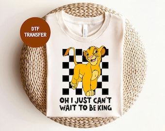 Simba Dtf, The Lion King Dtf, Kids Disney DTF, Animal Kingdom Dtf, WDW Safari DTF, Mufasa Dtf, Hakuna Matata Dtf, Boys Disney Shirt