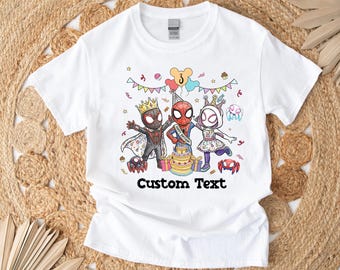 Spidey Geburtstag Shirt, Spidey und seine erstaunliche Freunde Geburtstag Shirt, benutzerdefinierte Geburtstag Junge Shirt, Ghost Spider Geburtstag T-Shirt, Disney Bday Tee