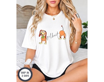 Camiseta personalizada de Slinky Dog, Camiseta de Toy Story de Slinky Dog, Camiseta personalizada de Toy Story, Camiseta a juego para la familia Disney, Camiseta de WDW Toy Story Land