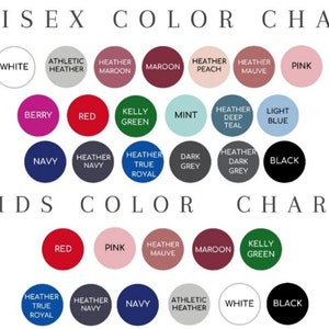 Puede incluir: Carta de colores unisex y para ni&ntilde;os con varios colores, incluyendo blanco, negro, rojo, rosa, azul marino, granate, mora, menta, gris, azul verdoso y verde.