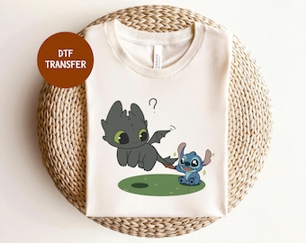 Stitch And Toothless Dtf, Disney Friends Dtf, Toothless Dtf, Stitch Friends Dtf, Ohana Stitch Dtf, Disneyland DTF, Funny Disney Dtf