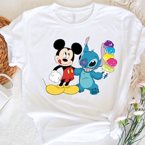 Disney Mickey & Stitch Shirt, Disney Ohana Family Trip Shirt, Disneyworld Mickey Stitch Shirt, Disneyland Family Matching Shirt, Stitch Tee