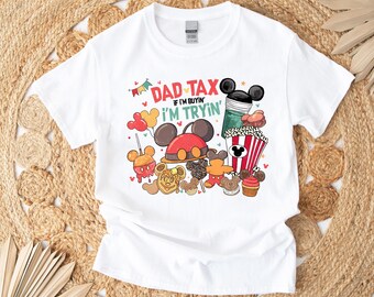 Disney Dad Snacks Shirt, Funny Disney Dad Gift, If I'm Buyin' I'm Tryin' Tee, Retro Father's Day Shirt, Epcot Snacks Shirt, WDW Snacks Shirt