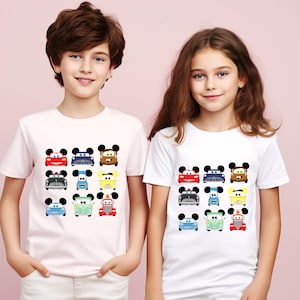 Disney Cars Mickey Ears Shirt, Cars Characters Disney Tee, Tow Mater Shirt, Lightning McQueen Shirt, Disney Cars Group Shirt, Cars Kid Shirt
