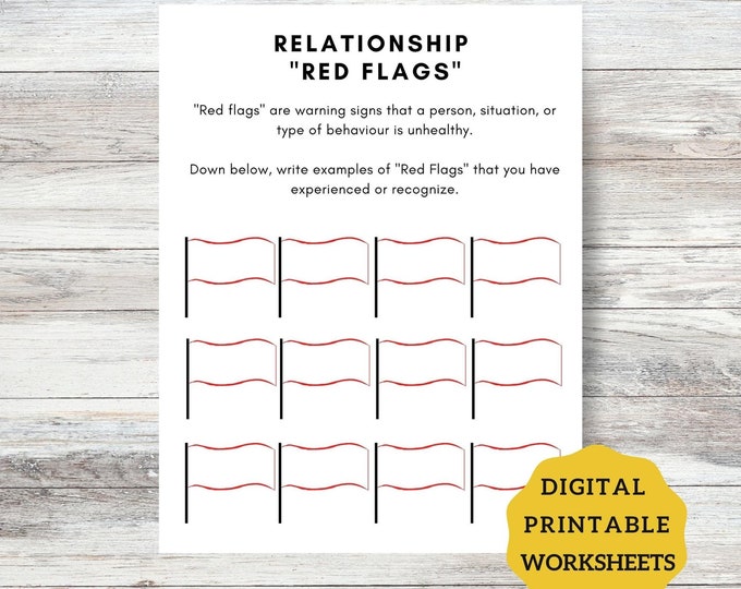 Recognizing Healthy Vs Unhealthy Relationships Printable - Etsy UK