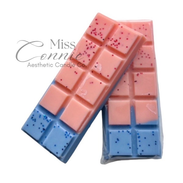 Blue Raspberry Slushie | Soy Wax Melts | Snap Bar | Sample Bags | Highly Fragranced | Sweet Snap Bars