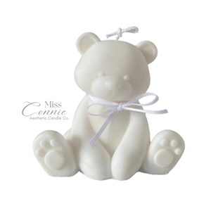 Teddy Bear Candle | Cute candle | Scented candle | Valentine’s candle | Baby Shower Favours | Valentine’s gift | Soy wax | Teddy | Pregnancy