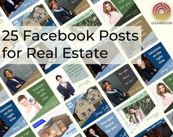 25 Facebook Posts for Real Estate - by OganDesign