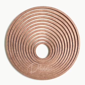 May include: Set of 10 wooden hoops in various sizes, ranging from small to large. The hoops are all brown and have a natural wood finish. They are perfect for crafting projects, wreaths, and other DIY projects.