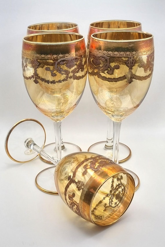 14 fluid ounce wine glasses stemless Tag Chelsea Iridescent Optic Stemless Wine Glass, 14 oz