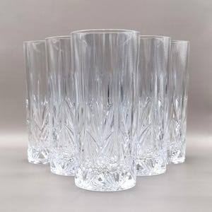 Crystal Highball Glasses: Capri Cristallo Concerto, Set of 6