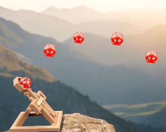 Dice Catapult | Dungeons and Dragons Gift | Dice Roller | Tabletop Game Novelty | Family Board Game Fun | RPG TTRPG Accessory