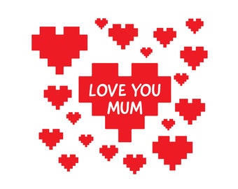 Mama SVG, Mama Herz Svg, Happy Mother es Day Svg, Muttertagsshirt Svg, Mama Love Svg, Love Mom Svg, Muttertag Cut Datei, Cut Machine File