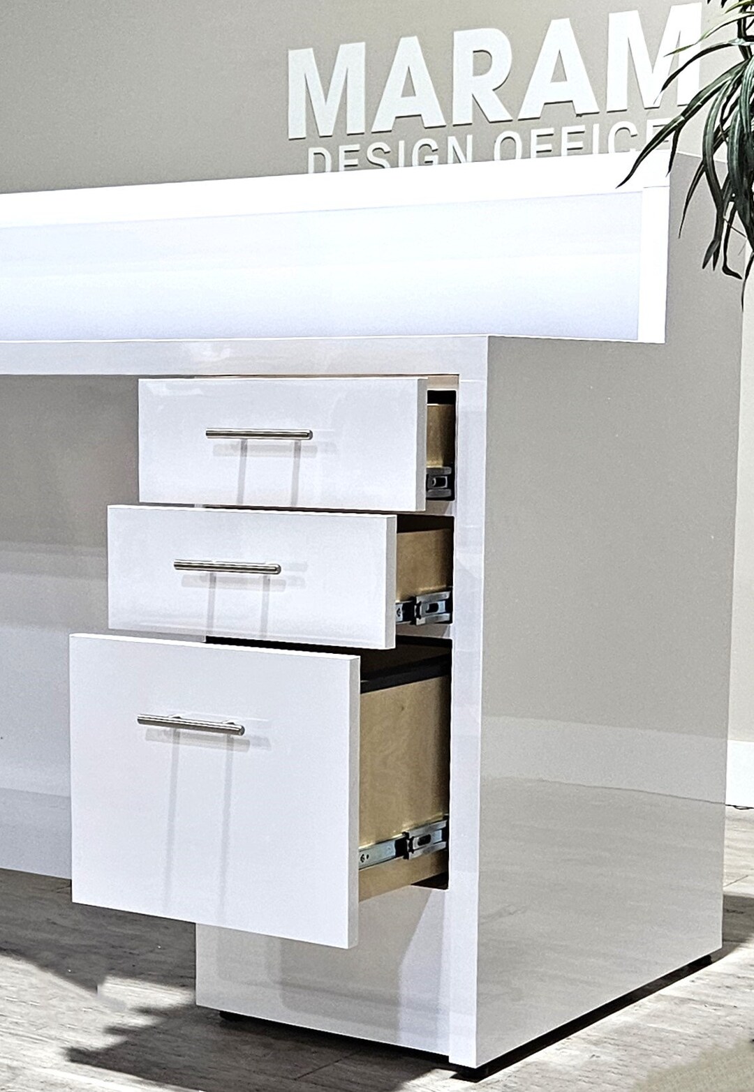 Reception File Drawer Drawer Cabinet: Reception Desk Attachment - Etsy