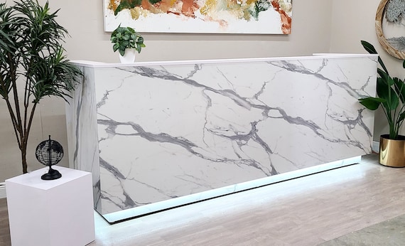 Marble on sale reception counter