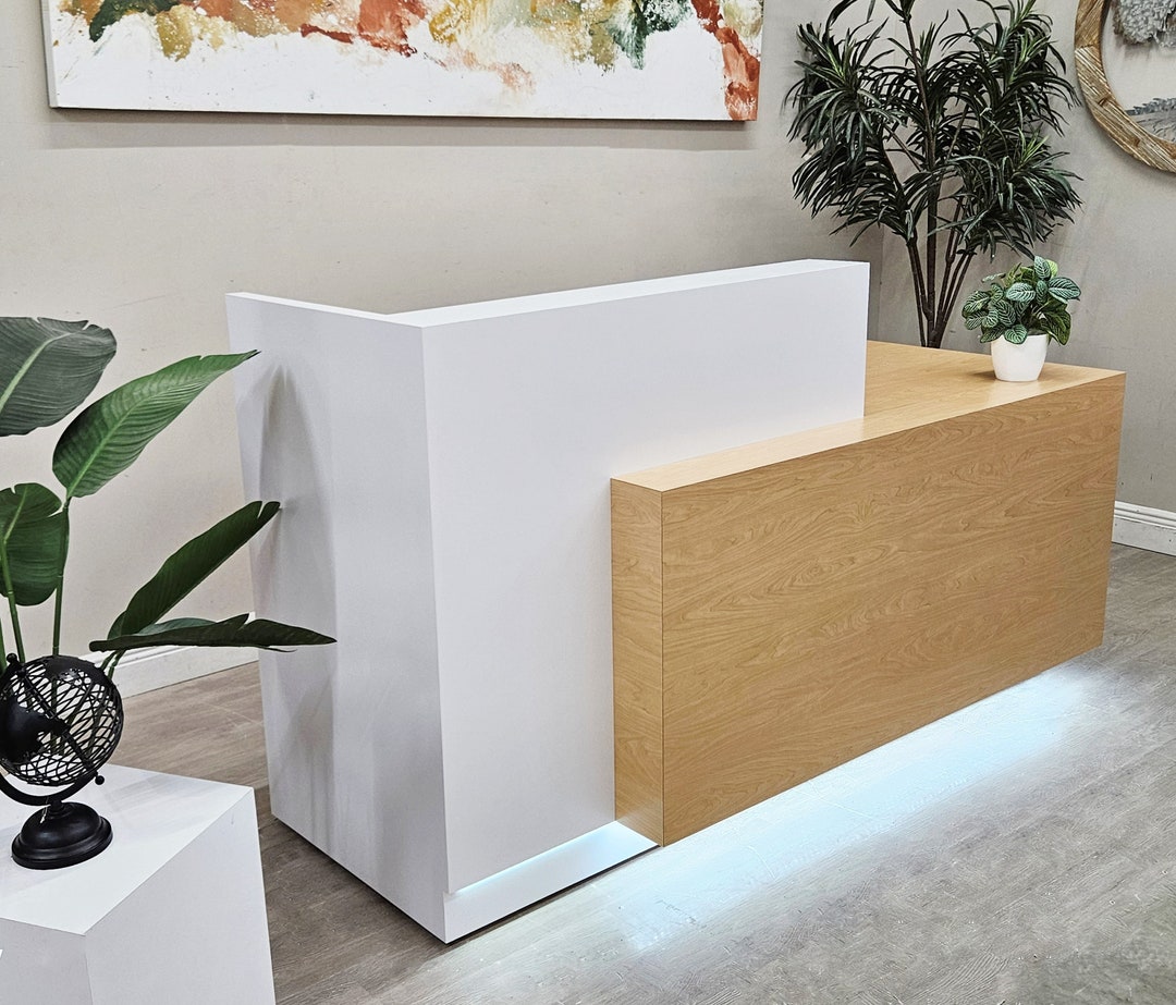 Jade Plus Reception Desk ( Extra Deep) - Etsy