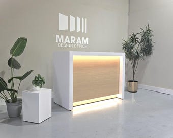 Aquamarine Reception desk (Two colors)
