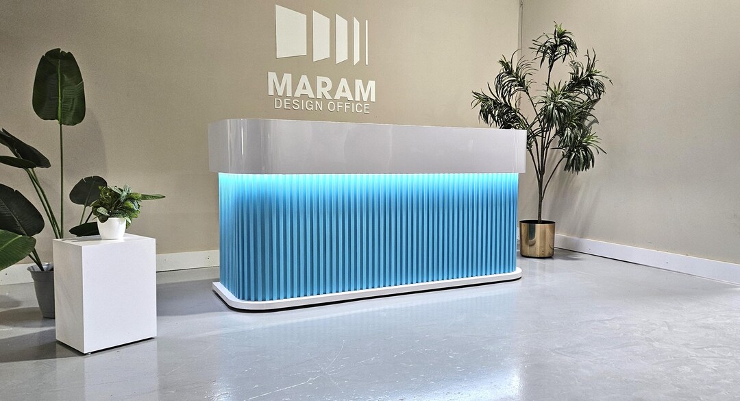 Ruby Reception Desk Tambour (panels) - Etsy