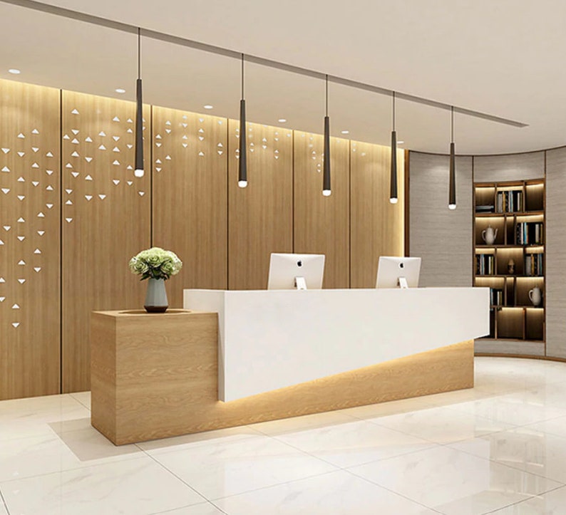 Nacre Reception Desk Etsy